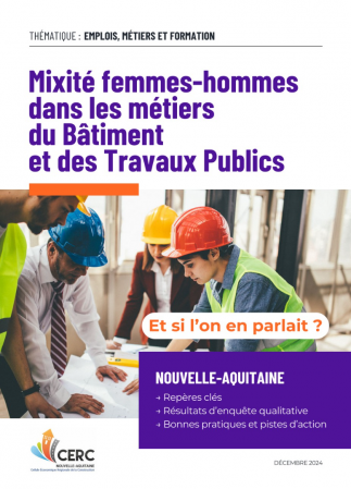 Mixité femmes - hommes dans les métiers du bâtiment et des travaux publics