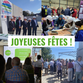 La Fédération Scop BTP de l'Ouest vous souhaite de très belles fêtes de fin d'année !